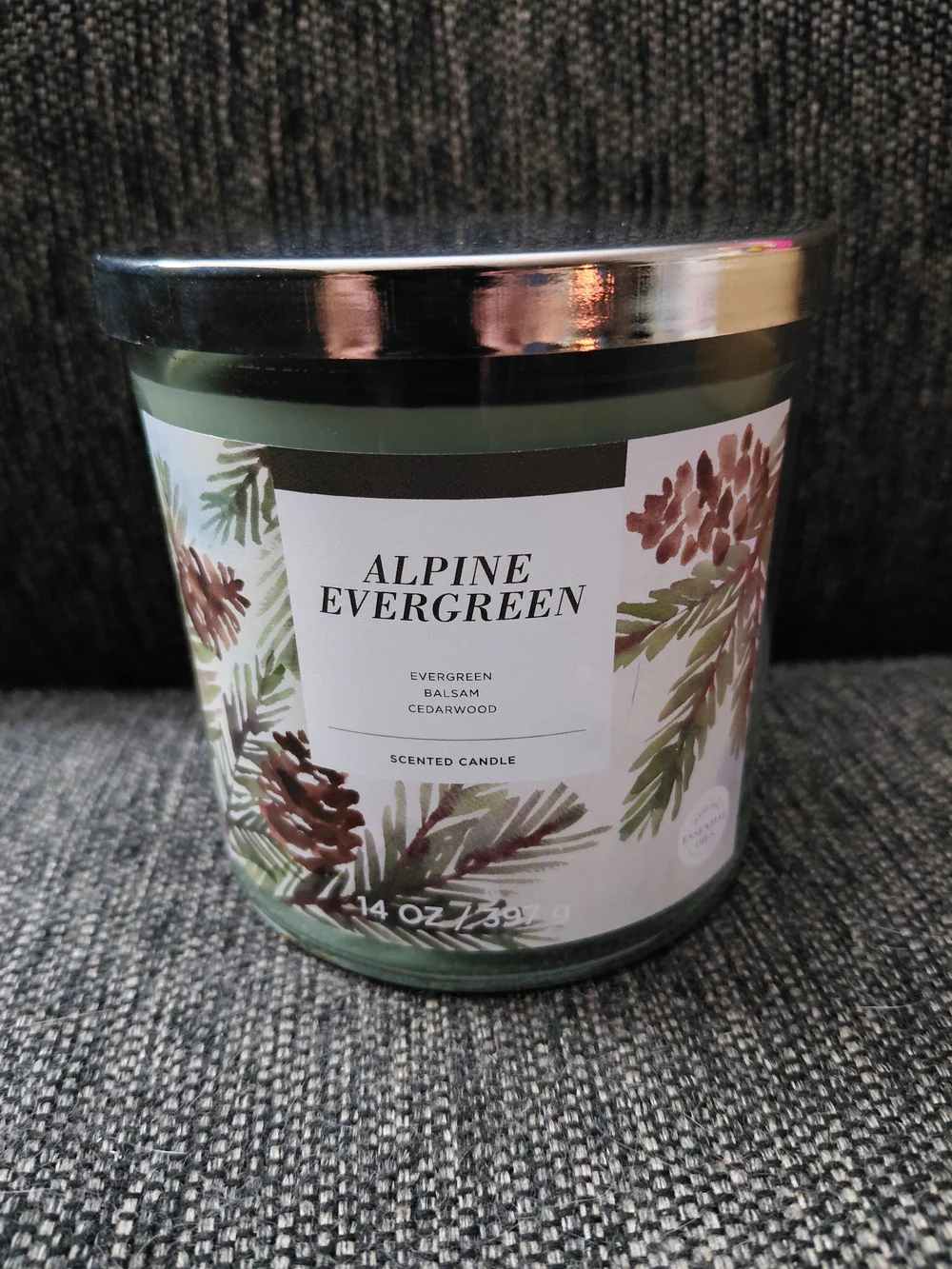 Sonoma Alpine Evergreen Scented Candle - Green